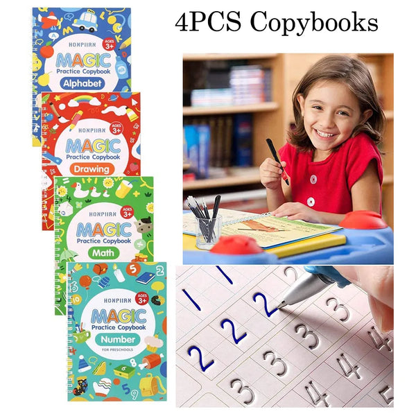 Magic Kids Reusable Writing Practice Book - Set of 4 –